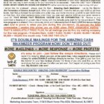 Vintage ad for a mail-order cash-making system with testimonials and mailing instructions.